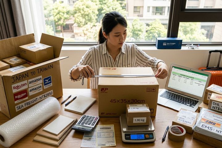 日本網購時運費怎麼計算？材積與合箱省錢指南